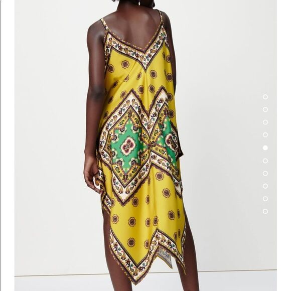 Zara printed kaftan tunic kimono dress - Picture 8 of 12